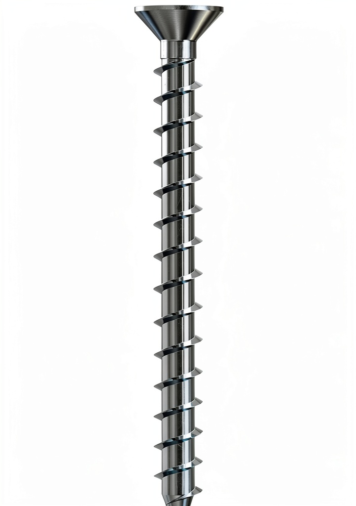 Installing Simpson Strong‑Tie concrete screw anchor in a concrete wall