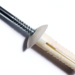 Hard-to-Find Fastener Nylon Drive Anchor Gray White 1/4 Inch-0