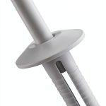 Verplexter Nylon Drive Anchors White 30 Pack Secure Mounting-0