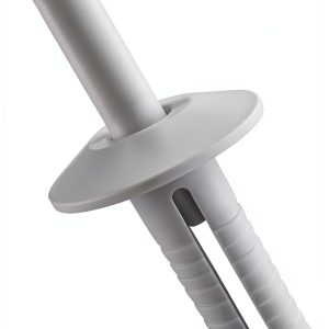 Verplexter Nylon Drive Anchors White 30 Pack Secure Mounting-0