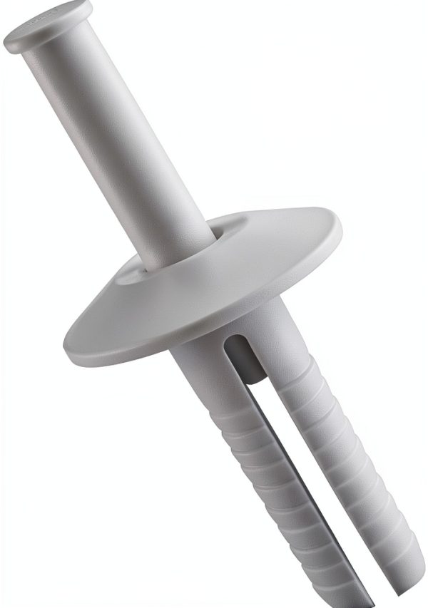 Verplexter Nylon Drive Anchors White 30 Pack Secure Mounting-0