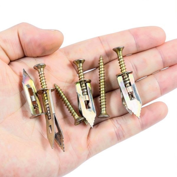 DLDCHKG Drywall Anchors Steel No Drilling Easy Install Kit-4