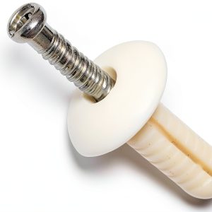 Hard-to-Find Fastener Nylon Drive Anchors 1/4 x 3/4 White-0