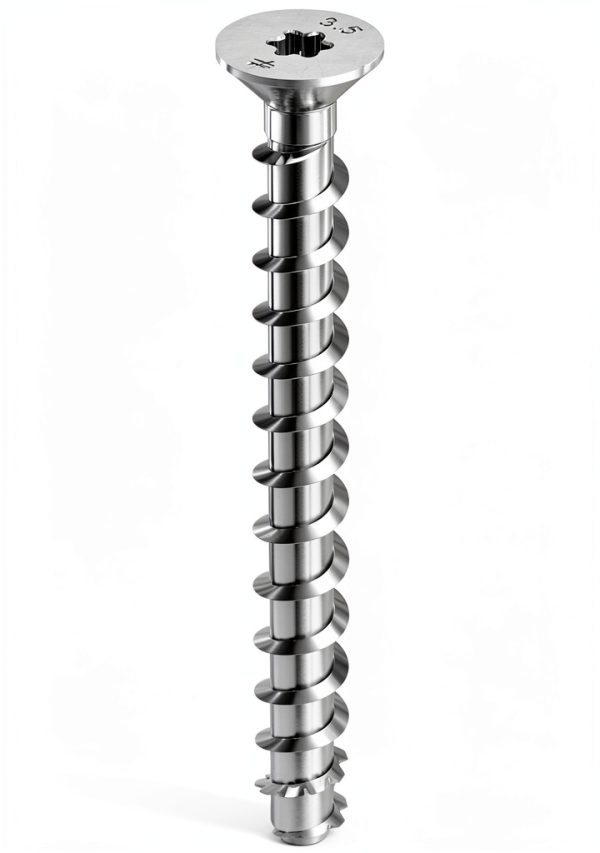 Concrete Screw Anchor Simpson Strong-Tie Flat 1/4-3