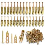 SAKDWUR No Drill Wall Anchors Zinc Plated Carbon Steel-0