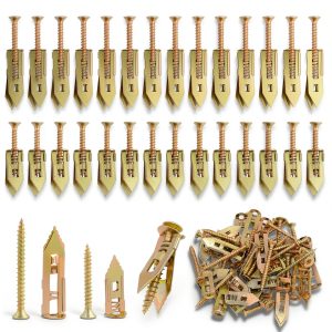 SAKDWUR No Drill Wall Anchors Zinc Plated Carbon Steel-0