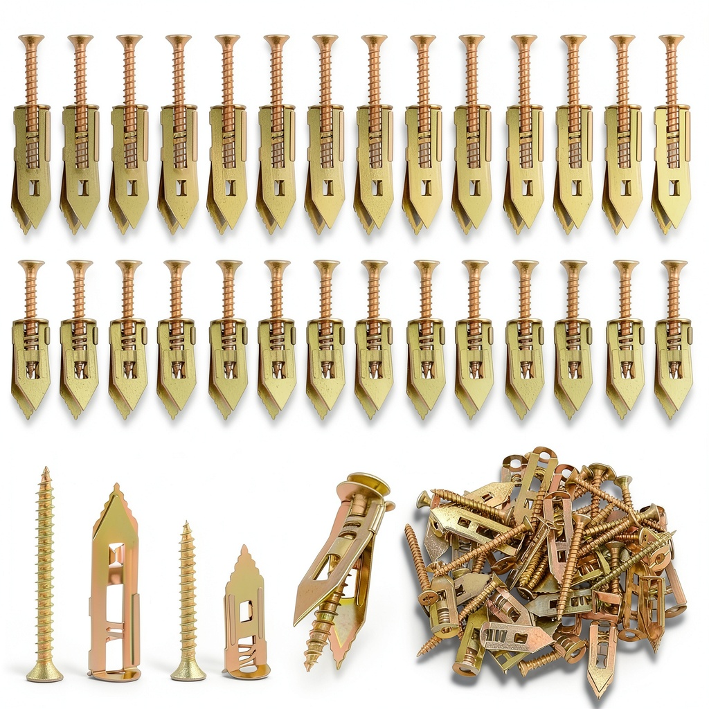 'SAKDWUR no drill wall anchors installed in drywall'