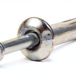 Zinc Drive Anchor Hillman Flat Mushroom 1/4 Inch-0