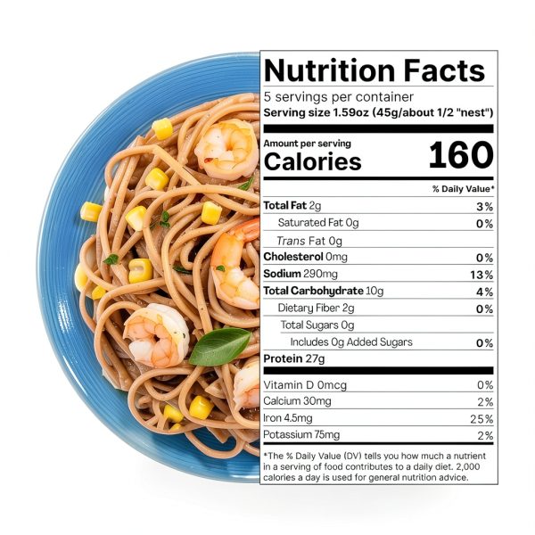LIVIVA Low Carb Keto Pasta Fettuccine 7.05oz Pack-1