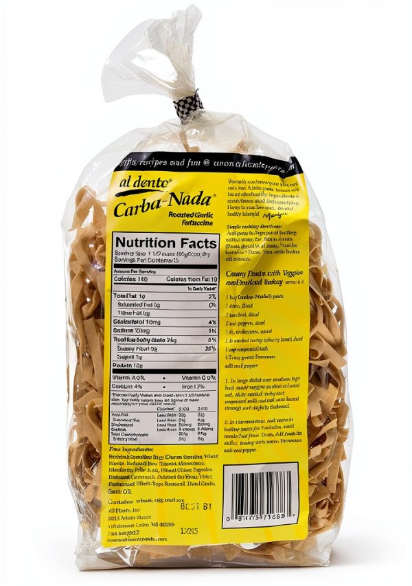 Al Dente Fettuccine Pasta High Protein 15g-1