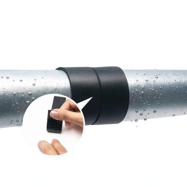 Self Fusing Silicone Tape XFasten 1" x 36ft Black Waterproof Tape-7